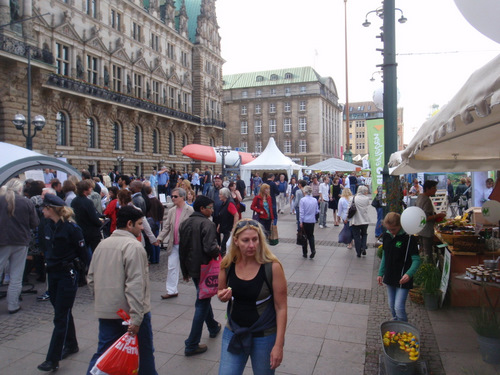 Eco Fair at the Rathausmarkt.